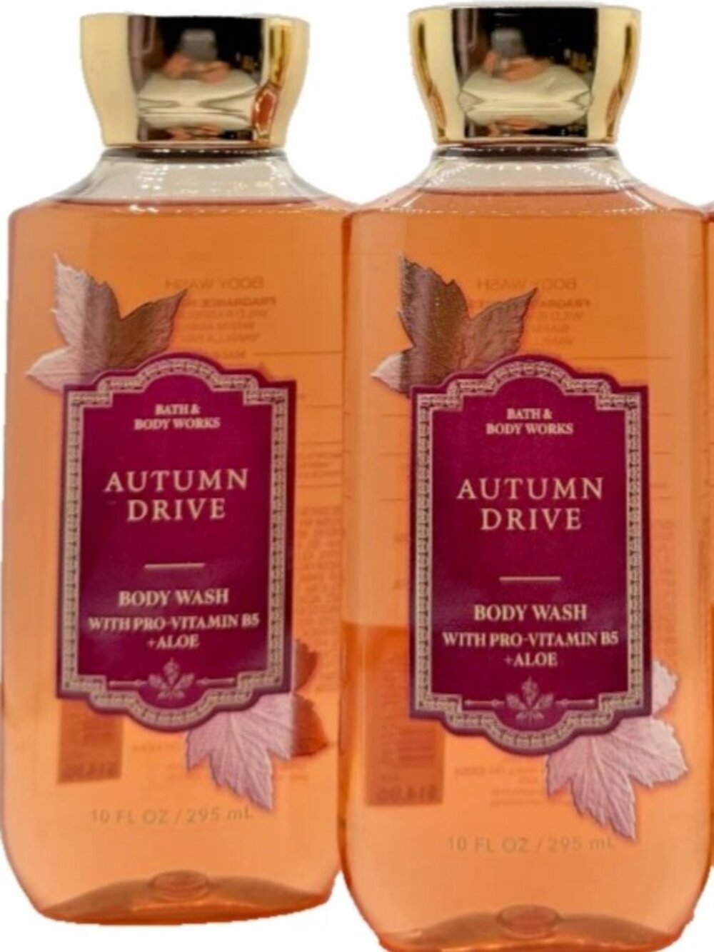 NEW Bath & Body Works Autumn Drive Body Wash Shower Gel 10 oz - 2 bottles